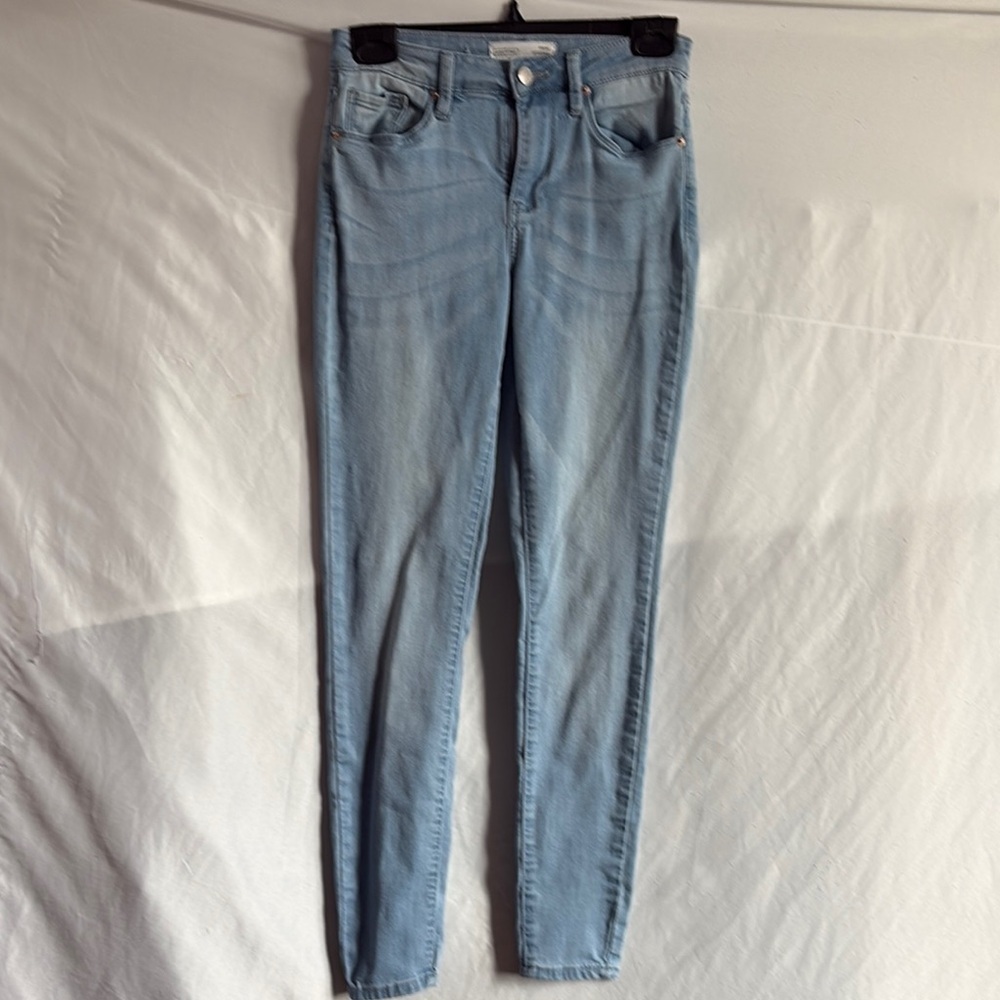 XS219 Ardene Blue Skinny Jeans Sleek Fit